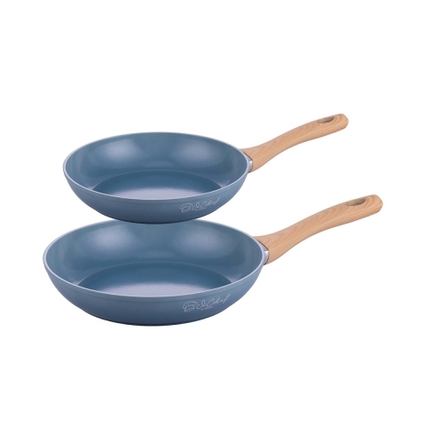 Conjunto de 2 frigideiras antiaderentes para indução 22-26cm em cerâmica Promoção