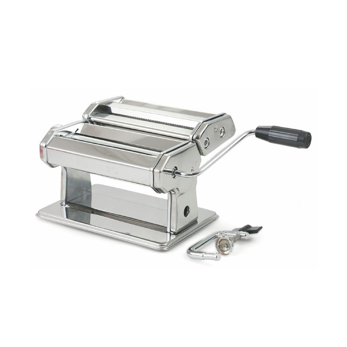 Máquina de massa fresca manual em aço Mamy180 Promoção Máquina de massa fresca manual em aço Mamy180 Promoção