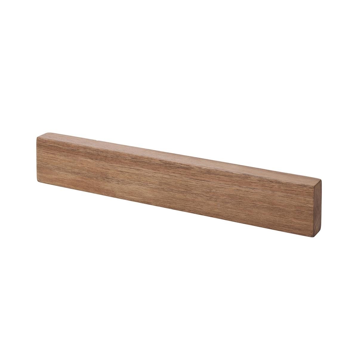Barra magnética para facas em madeira de acácia 30x5x2,2 cm Barnik Promoção Barra magnética para facas em madeira de acácia 30x5x2,2 cm Barnik Promoção