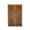 Organizador de talheres para gaveta em madeira de bambu 28x18x7cm Samia Venda