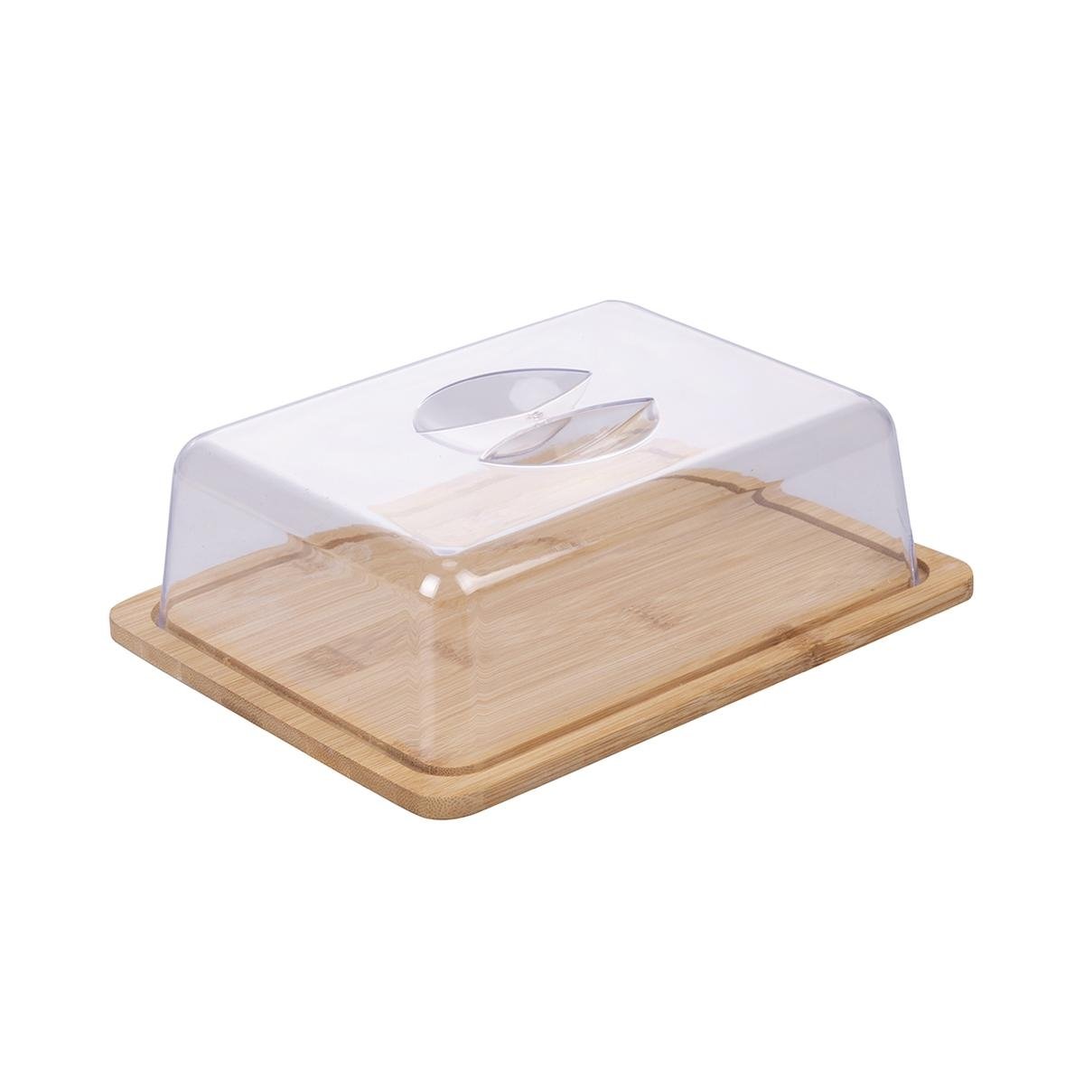 Tábua de queijos em madeira com tampa 24,2x18,8x7,5 cm Savia Promoção Tábua de queijos em madeira com tampa 24,2x18,8x7,5 cm Savia Promoção