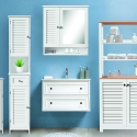 Móvel de casa de banho espelhado em MDF lacado 60x15xA68 cm Bakira Venda