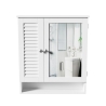Móvel de casa de banho espelhado em MDF lacado 60x15xA68 cm Bakira Oferta