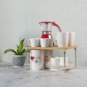 Organizador de cozinha em madeira dobrável 32x28x15,5cm Seluna Venda