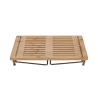 Organizador de cozinha em madeira dobrável 32x28x15,5cm Seluna Saldos