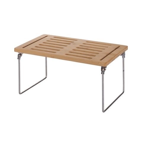 Prateleira divisória dobrável de cozinha em madeira 31x18,4x15,5cm Mareka Promoção