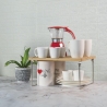 Organizador de cozinha em madeira dobrável 32x28x15,5cm Seluna Características
