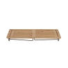 Organizador divisório dobrável de cozinha em madeira 47x18,5x22cm Kurnek Saldos