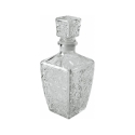 Conjunto garrafa em vidro para licor + 6 copos Diamante Oferta
