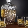 Conjunto garrafa em vidro para licor + 6 copos Diamante Venda