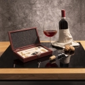 Caixa de madeira com conjunto de 4 acessórios para vinho Vynota Venda