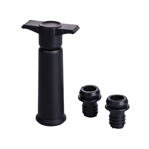 Conjunto salva-vinho com bomba manual + 2 tampas a vácuo Buciva Promoção