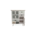 Móvel em madeira shabby chic com 5 gavetas e 3 portas Decapé Oferta