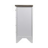 Cómoda móvel shabby chic em madeira 8 gavetas 65x37x81cm Sardinia Oferta