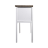 Consola de entrada em madeira 6 gavetas estilo shabby chic Sardinia Oferta
