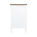 Móvel de apoio para TV estilo shabby chic em madeira com 2 gavetas Terosk Saldos