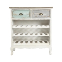 Cantinetta de Vinho em Madeira Shabby Chic Cortez para 21 Garrafas Venda