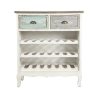 Cantinetta de Vinho em Madeira Shabby Chic Cortez para 21 Garrafas Venda