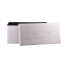 Banco Armazenador Multiuso Branco 78x38x38 cm Morva Venda