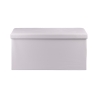 Banco Armazenador Multiuso Branco 78x38x38 cm Morva Oferta