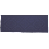 Tapete de casa de banho azul 60x150cm antiderrapante em algodão elegante Lukas Oferta