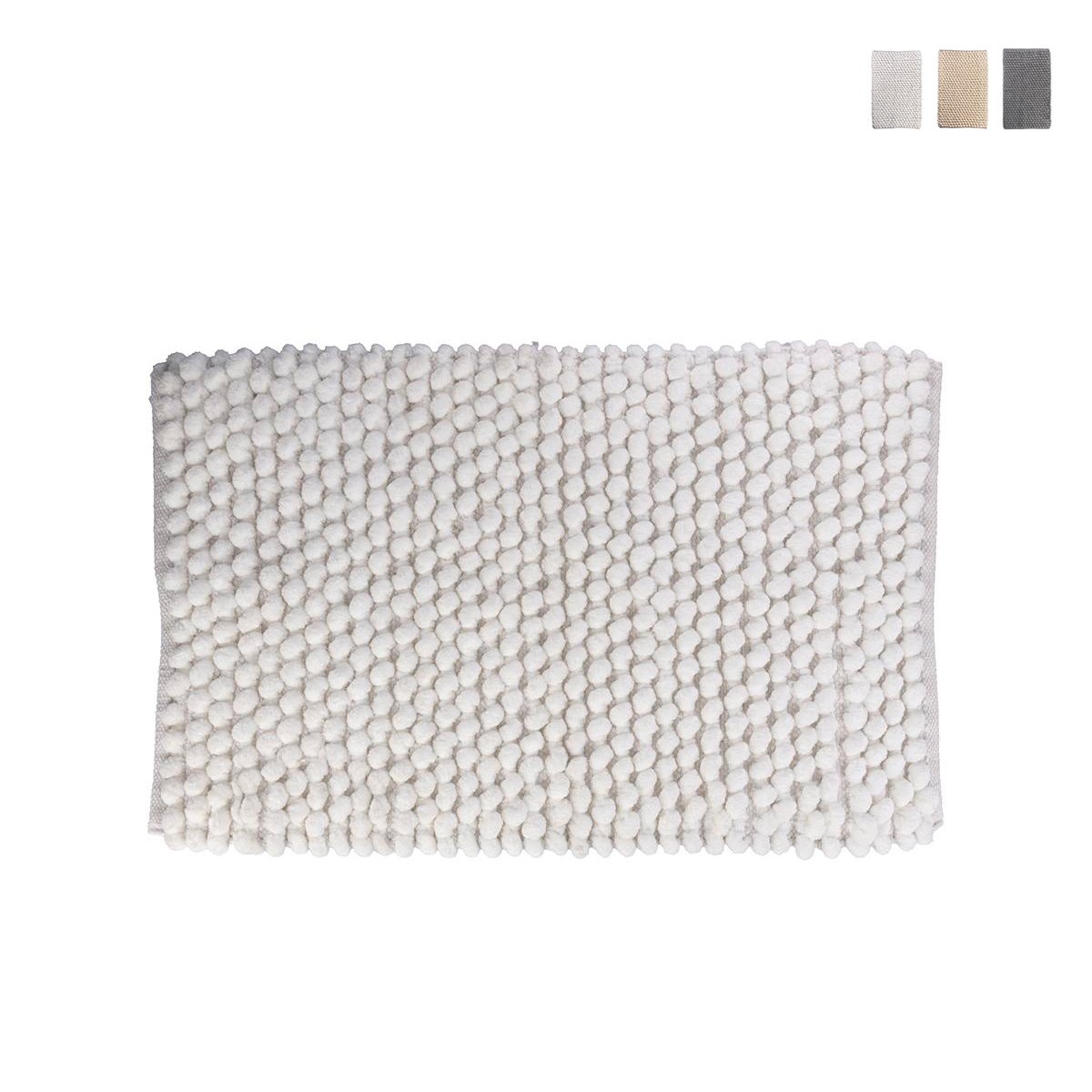 Tapete de casa de banho 50x80cm moderno efeito pipoca Vanta Estoque Tapete de casa de banho 50x80cm moderno efeito pipoca Vanta Estoque