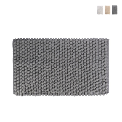 Tapete de casa de banho 50x80cm moderno efeito pipoca Vanta Promoção