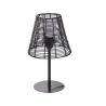 Lâmpada de mesa efeito rattan Sayura Estoque