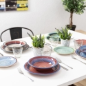Conjunto de 16/24 Talheres em Aço Inoxidável Prateado Brilhante Inglese Saldos