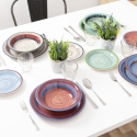 Conjunto de 16/24 Talheres em Aço Inoxidável Prateado Brilhante Inglese Estoque