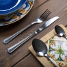 Conjunto talheres 16/24 peças em aço inoxidável Impero Saldos