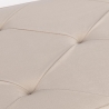 Banco multiuso com armazenamento efeito veludo 76x37,5x38cm Makino Compra