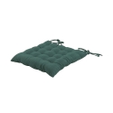 Almofada para cadeiras de cozinha com laços 40x40 cm efeito linho Alara 