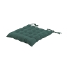 Almofada para cadeiras de cozinha com laços 40x40 cm efeito linho Alara 