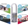 Purificador de ar Wi-Fi ajustável multifunções com filtro Hepa Respiro365 Catálogo