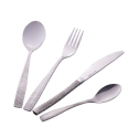 Conjunto de 24 Talheres em Aço Inoxidável 18/0 Prateado Satinado Alyson Venda
