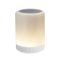 Lâmpada de mesa com luz LED ajustável e coluna sem fios Light Music Promoção