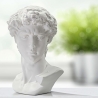 Escultura Decorativa Cabeça de Homem em Resina 44x35,5x60cm David Venda