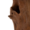 Escultura decorativa étnica em madeira de teca feita à mão Akar Descontos