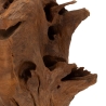 Escultura decorativa étnica em madeira de teca feita à mão Akar Catálogo