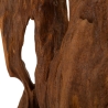 Escultura artesanal decorativa em madeira de teca estilo étnico Rakat Catálogo