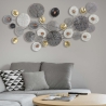 Painel decorativo 3D mural, estilo industrial abstrato Grif Venda