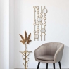 Painel decorativo design geométrico com espelhos dourados Gloss Venda