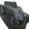 Estatueta Escultura Decorativa Busto de Mulher em Resina Preta Afrodite Saldos
