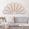 Painel decorativo de parede efeito bambu leque 160x80 cm Panama Venda