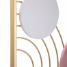 Painel decorativo 3D de parede em metal multicolorido abstrato Darnok Oferta
