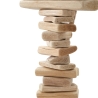 Escultura de parede em forma de âncora de madeira 46x39 cm Nature Oferta