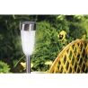 Conjunto de 12 luzes de jardim em aço inox com sensor crepuscular Salto Oferta