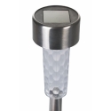 Conjunto de 12 lâmpadas balizadoras aço inox Ø5,5x39,5cm prateadas Lunara Venda