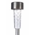 Conjunto de 12 lâmpadas balizadoras aço inox Ø5,5x39,5cm prateadas Lunara Saldos